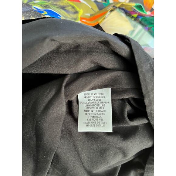 MILLY Tropical Print Sheath Dress Multi colored Floral Bodycon Dress Sz 4 - Picture 11 of 12